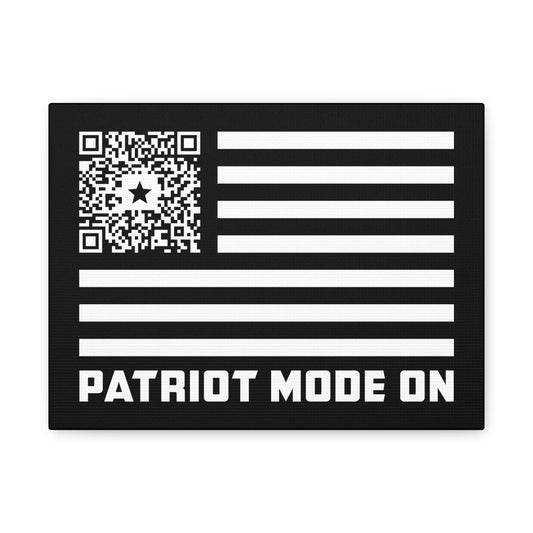Patriot – Canvas – Black – Patriot Mode On