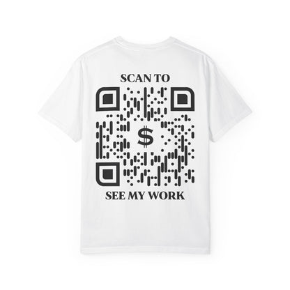 Business & Networking – T-shirt – Scan to See My Work