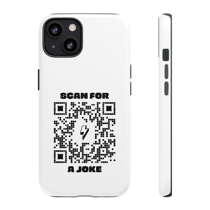 Fun – Tough Case – White – Scan for a Joke