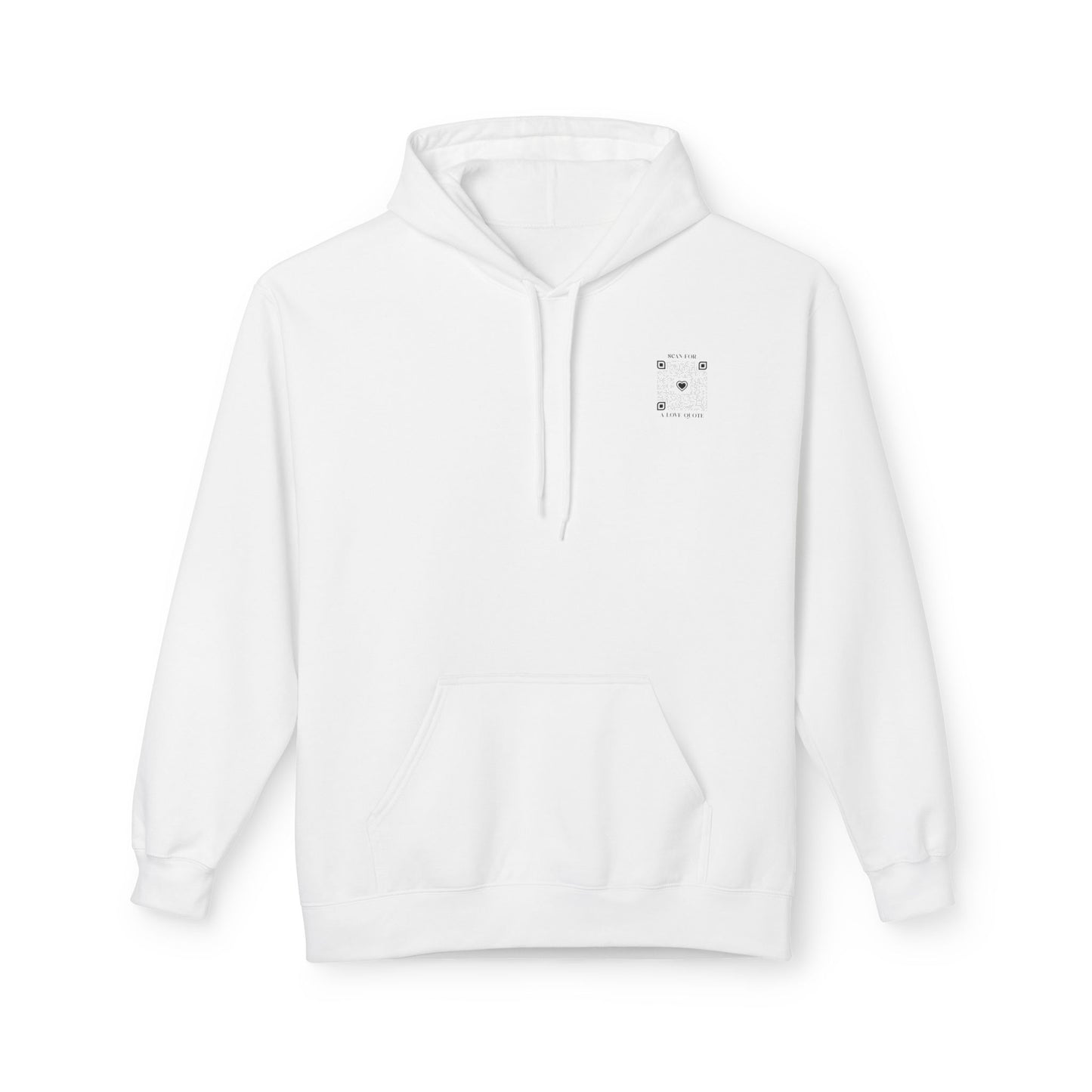 Love – Hoodie – Scan for a Love Quote