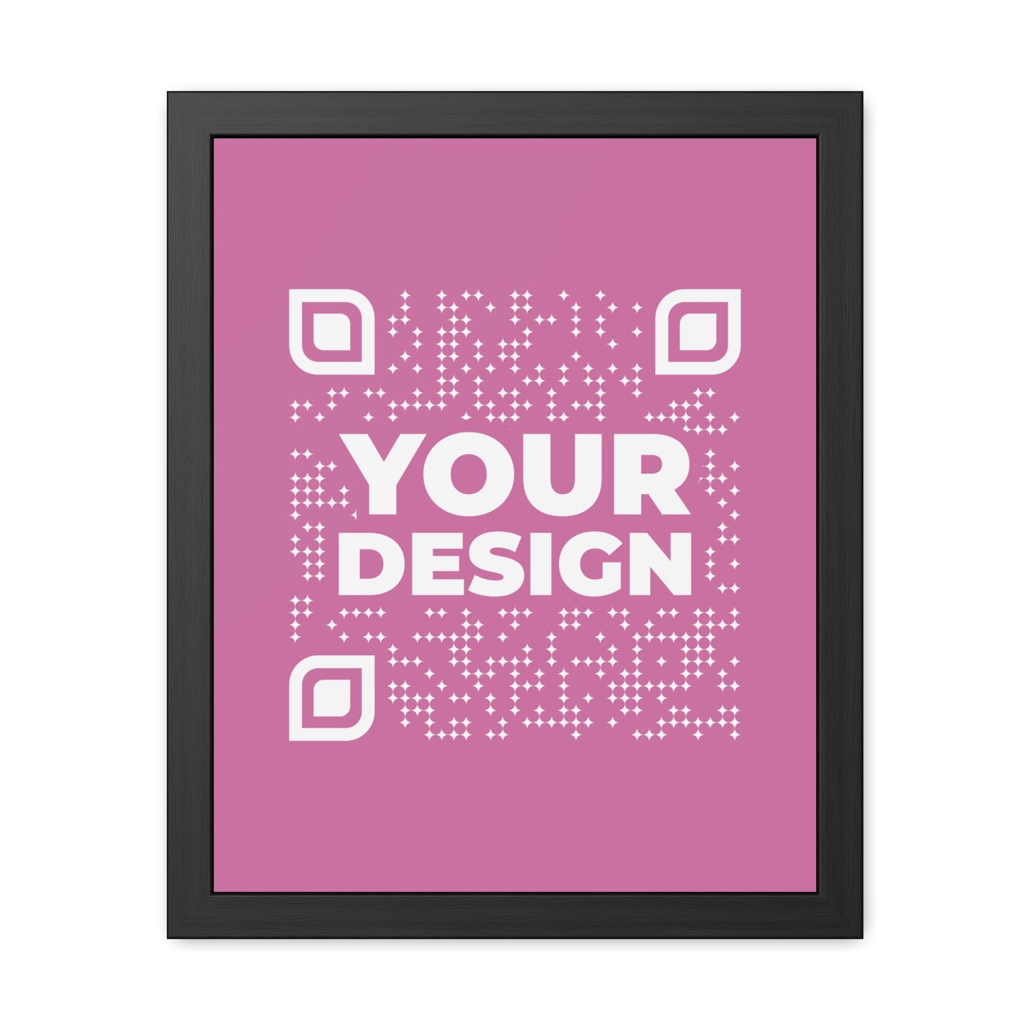 Framed Poster – Pink