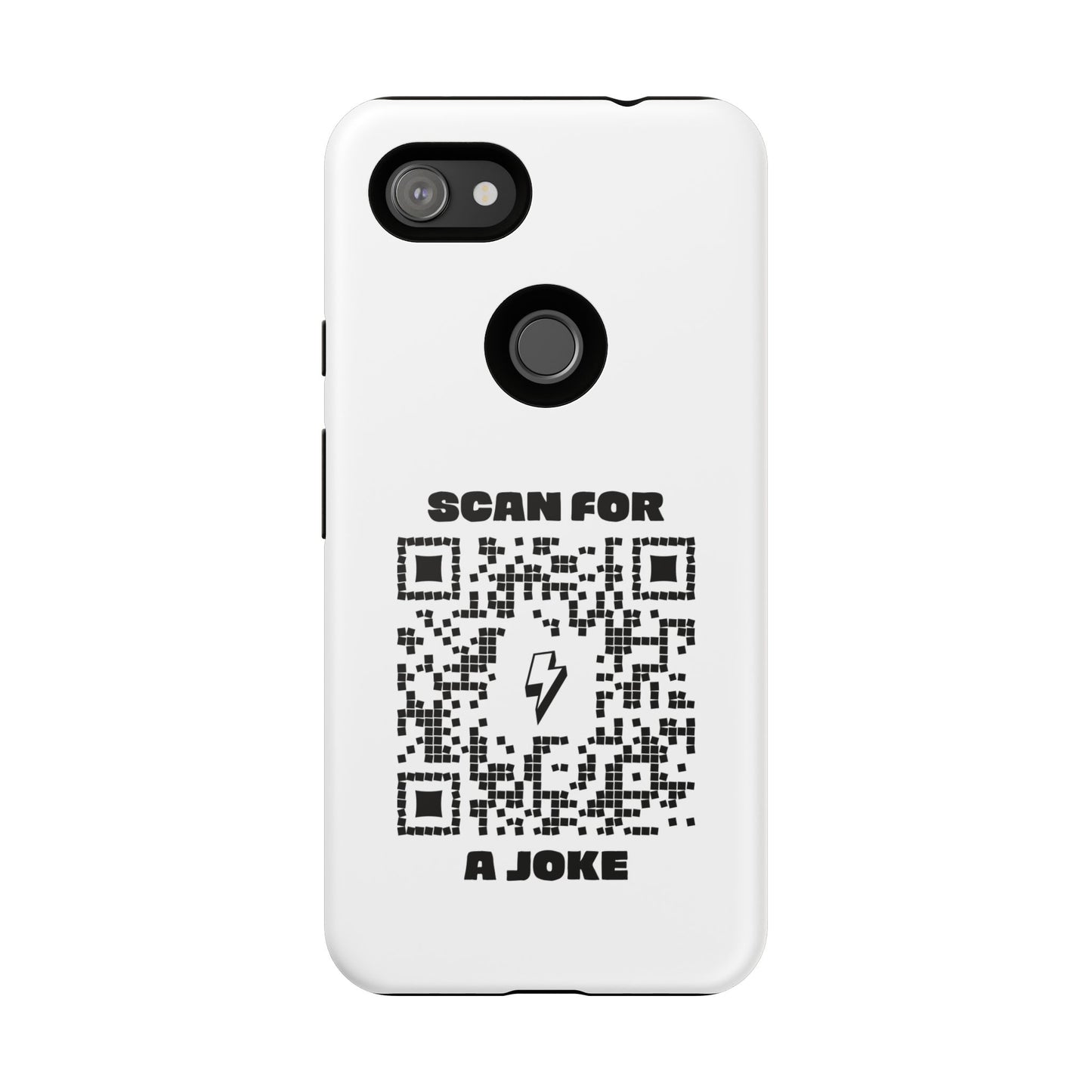 Fun – Tough Case – White – Scan for a Joke