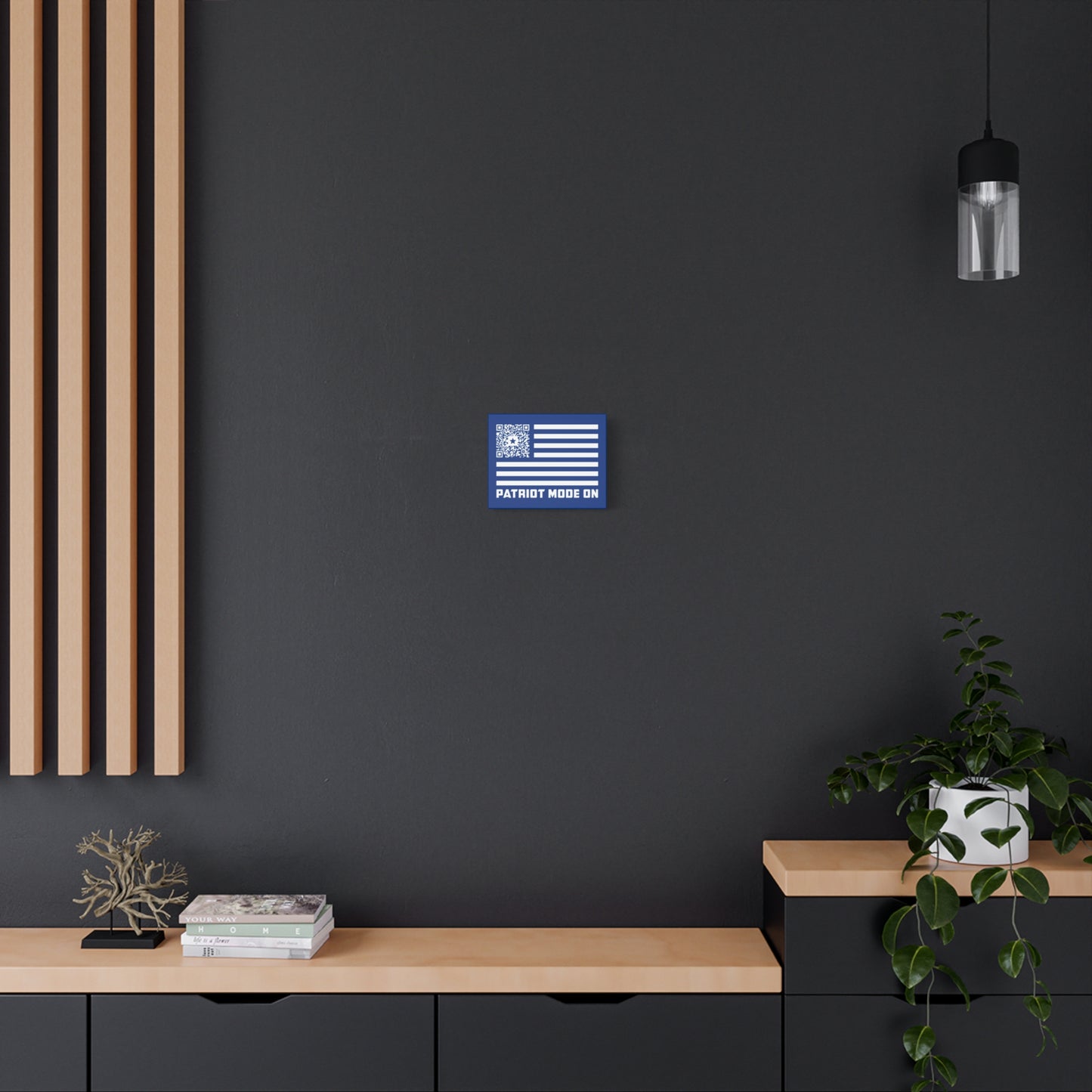 Patriot – Canvas – Dark Blue – Patriot Mode On