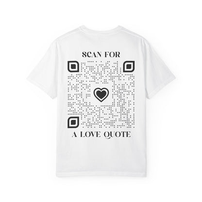 Love – T-shirt – Scan for a Love Quote