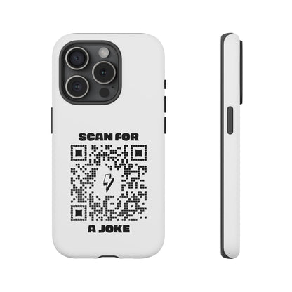 Fun – Tough Case – White – Scan for a Joke
