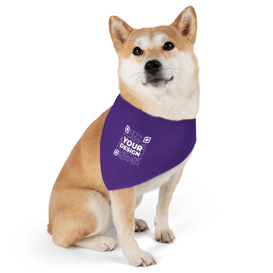 Bandana Collar – Purple - QR NATION