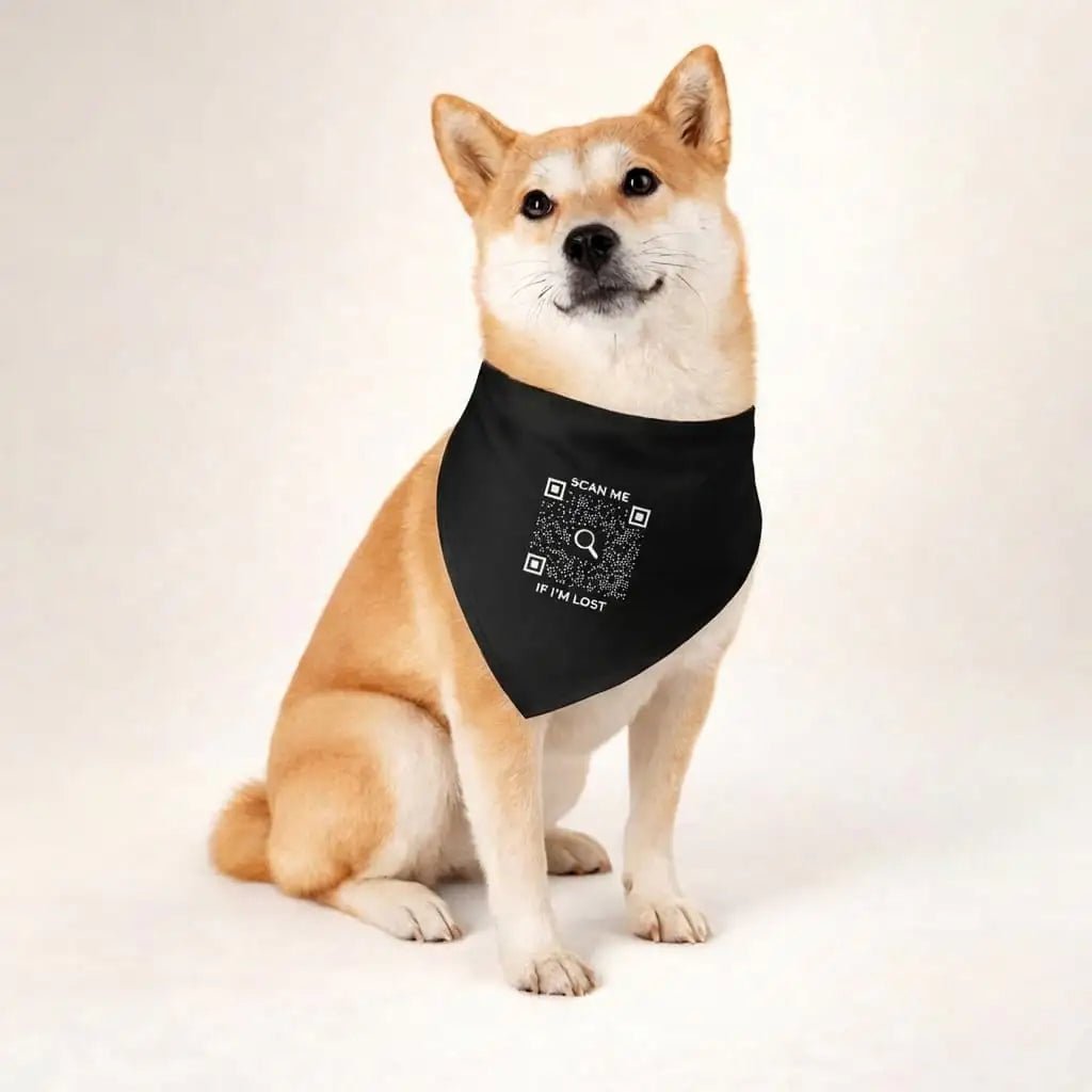 Bandana Collar – Scan Me If I'm Lost - QR NATION