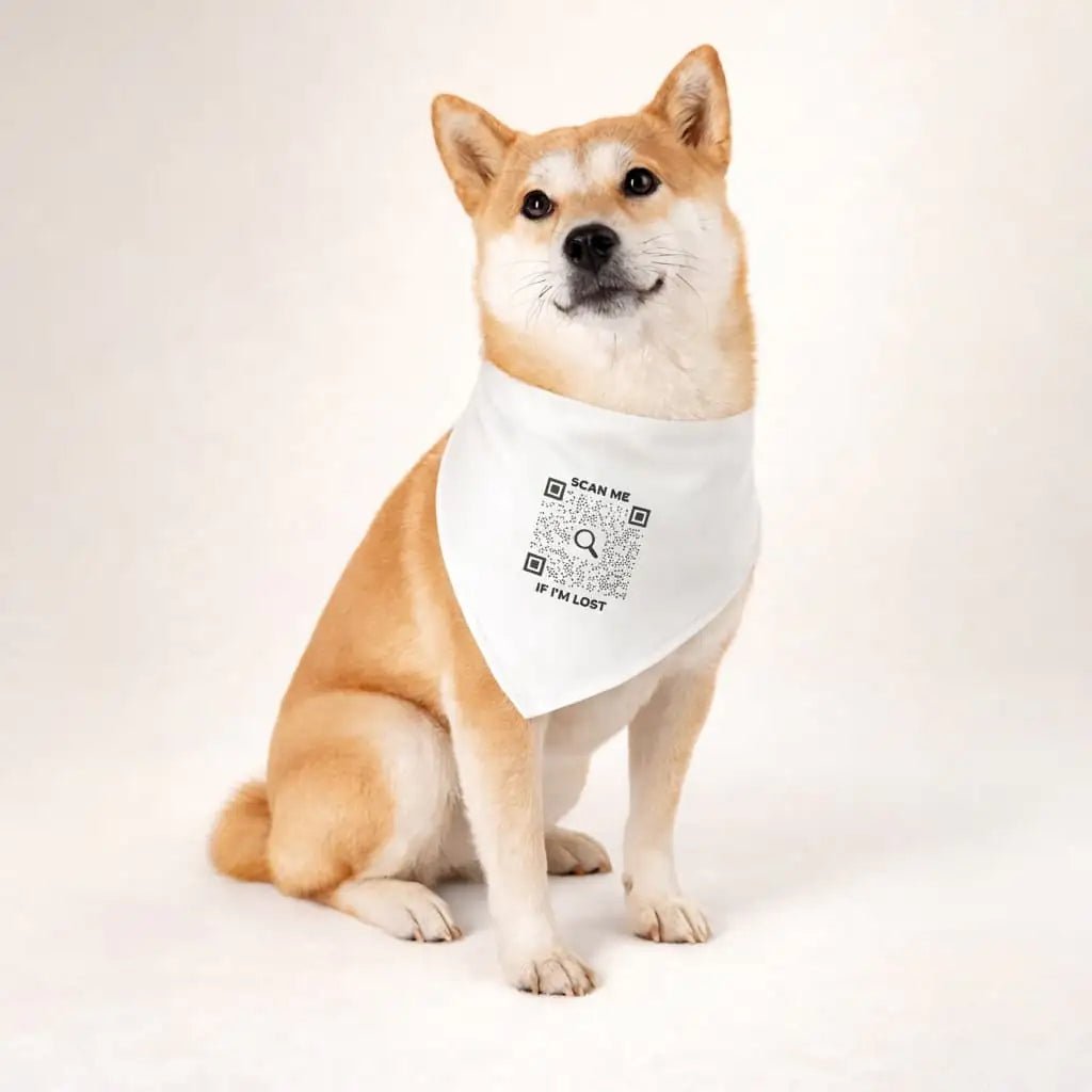 Bandana Collar – Scan Me If I'm Lost - QR NATION