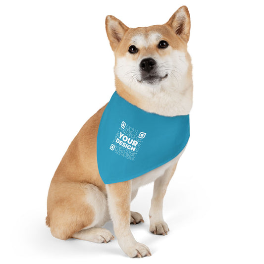 Bandana Collar – Turquoise - QR NATION