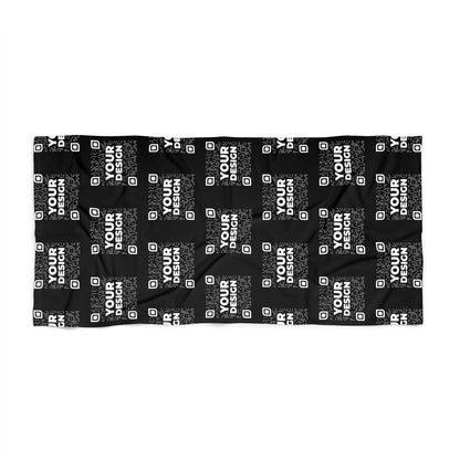Beach Towel – Black - QR NATION