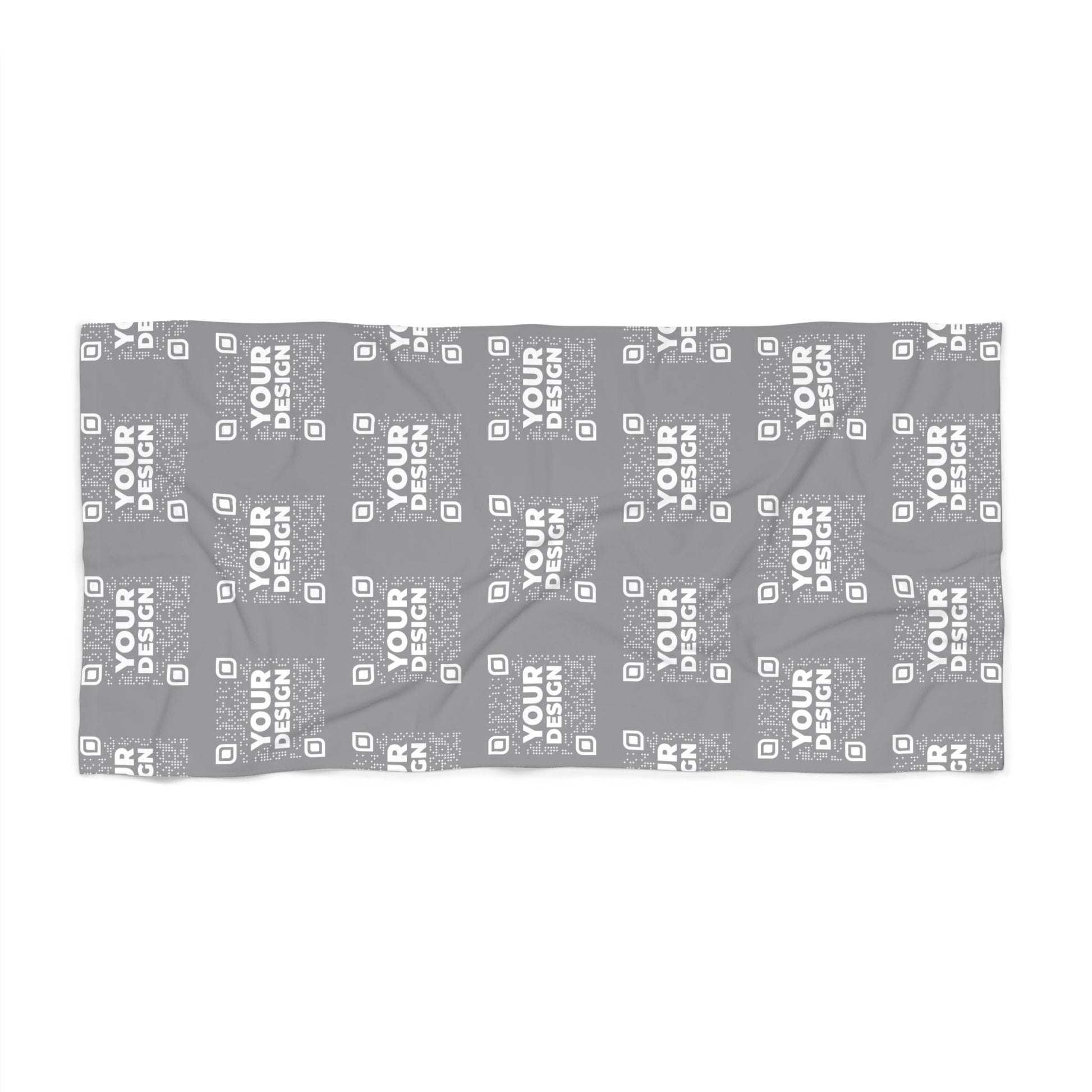 Beach Towel – Grey - QR NATION