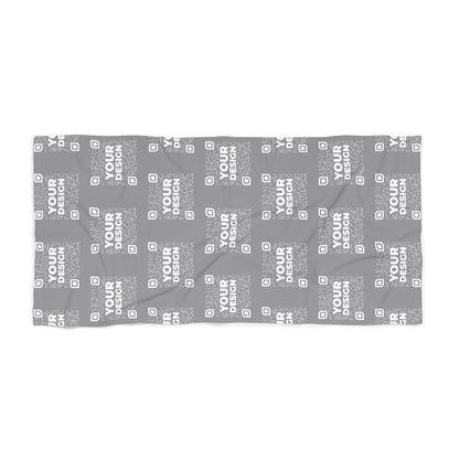 Beach Towel – Grey - QR NATION