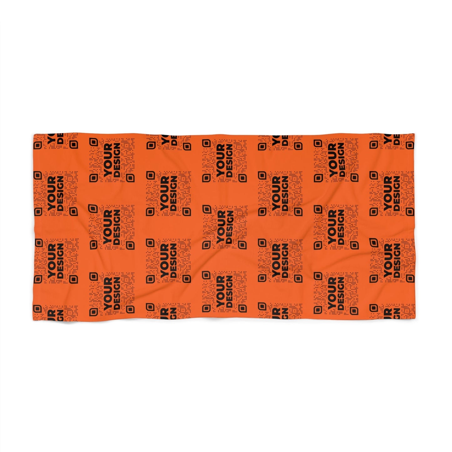 Beach Towel – Orange - QR NATION