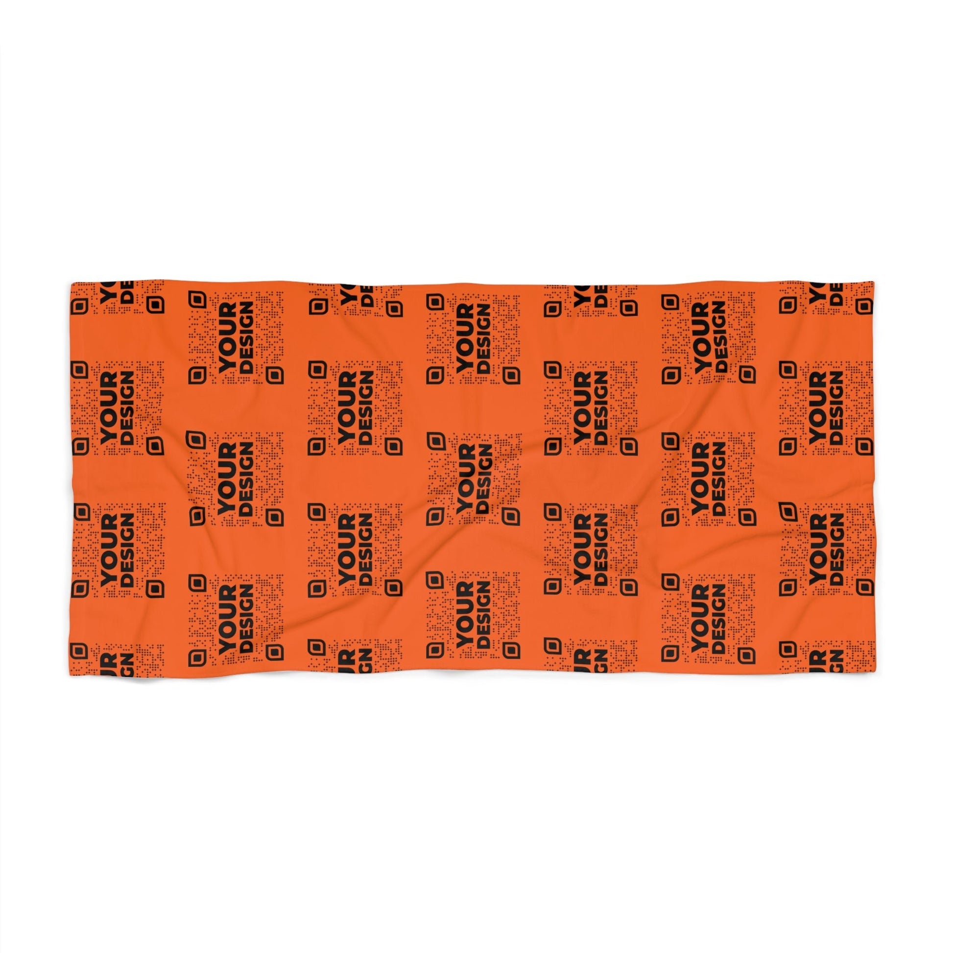 Beach Towel – Orange - QR NATION