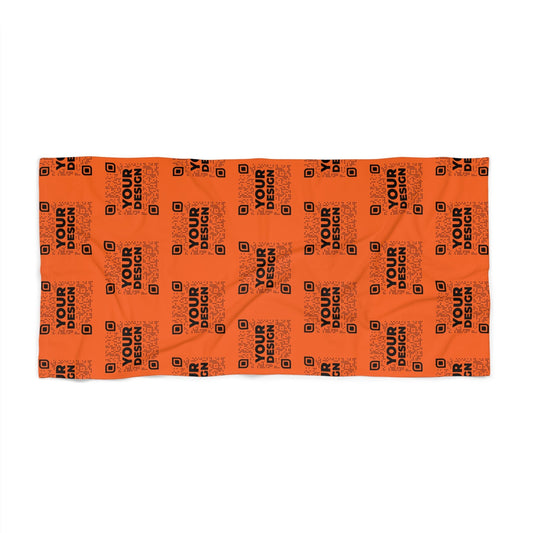 Beach Towel – Orange - QR NATION