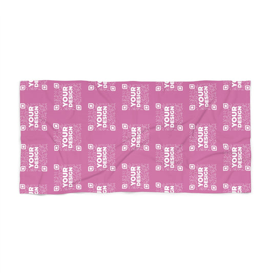 Beach Towel – Pink - QR NATION