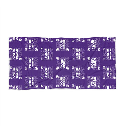 Beach Towel – Purple - QR NATION