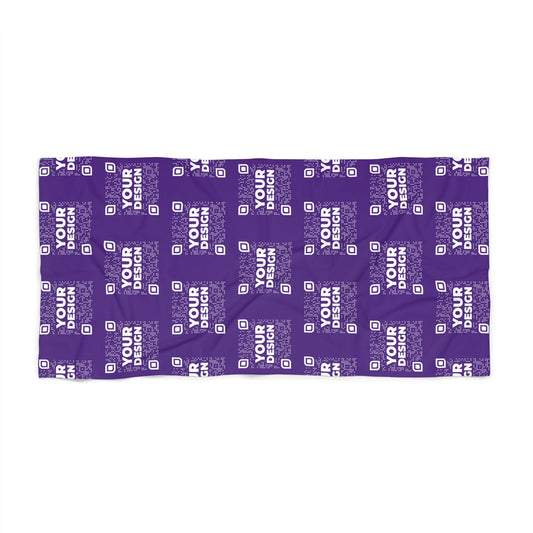 Beach Towel – Purple - QR NATION