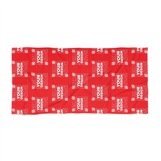 Beach Towel – Red - QR NATION