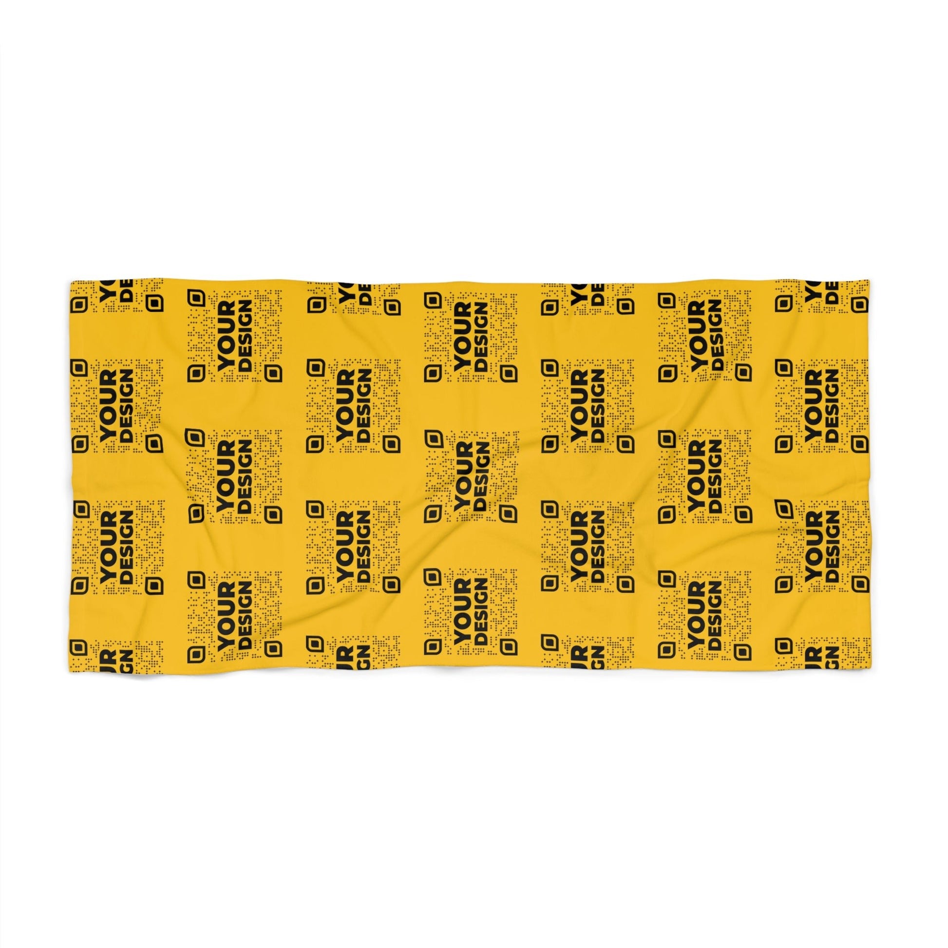 Beach Towel – Yellow - QR NATION