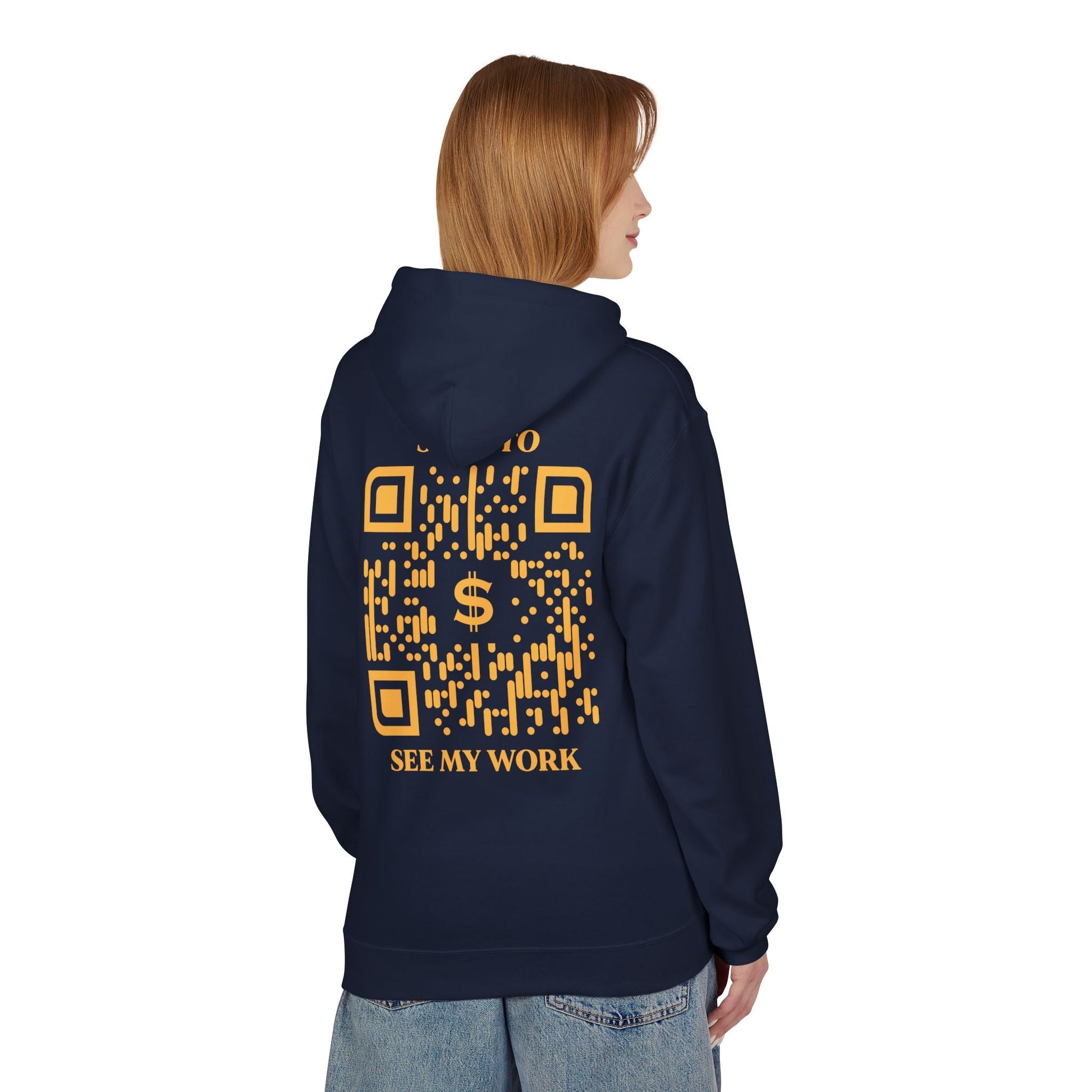 Business & Networking – Hoodie – Scan to See My Work - QR NATION