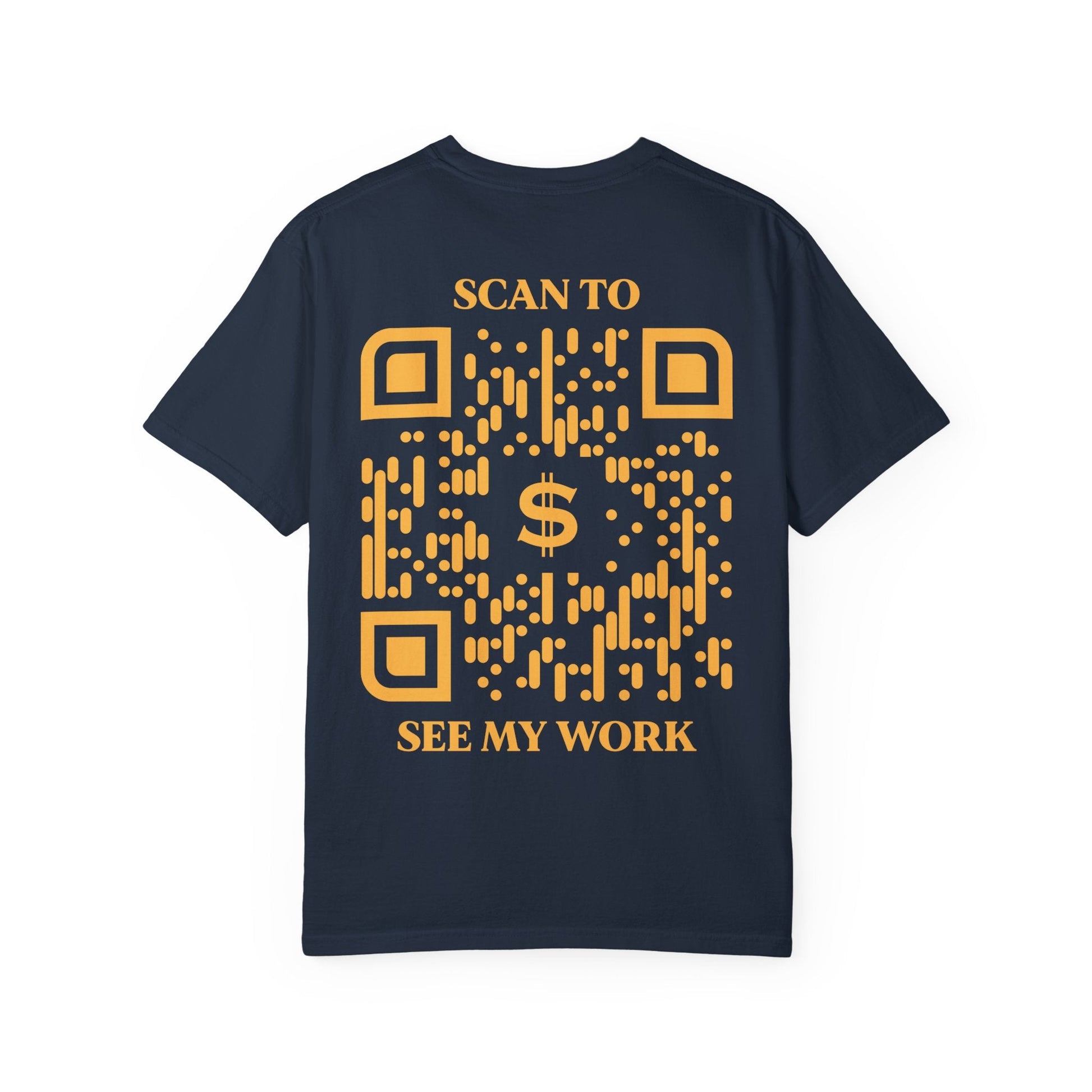 Business & Networking – T-shirt – Scan to See My Work - QR NATION