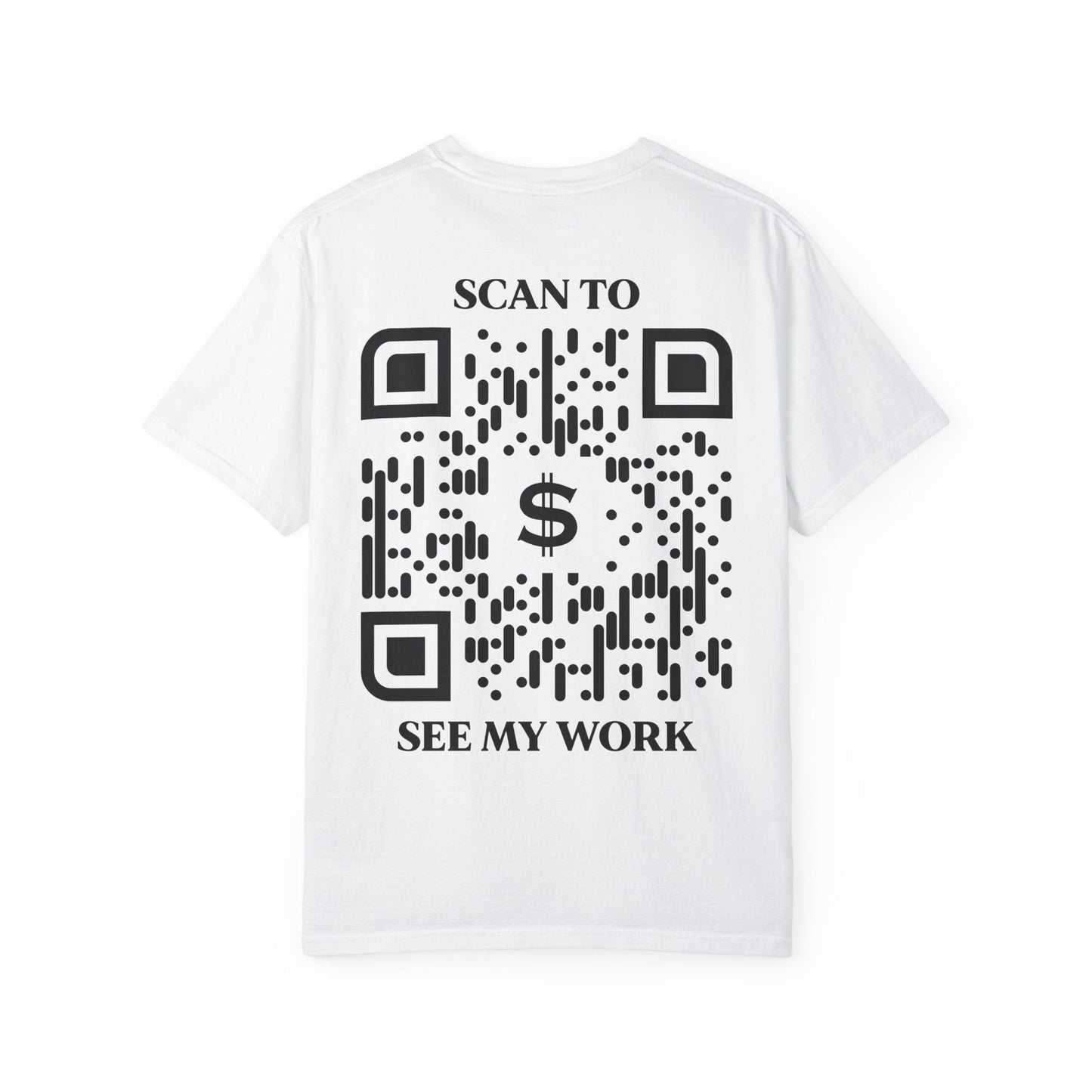 Business & Networking – T-shirt – Scan to See My Work - QR NATION
