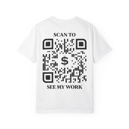 Business & Networking – T-shirt – Scan to See My Work - QR NATION