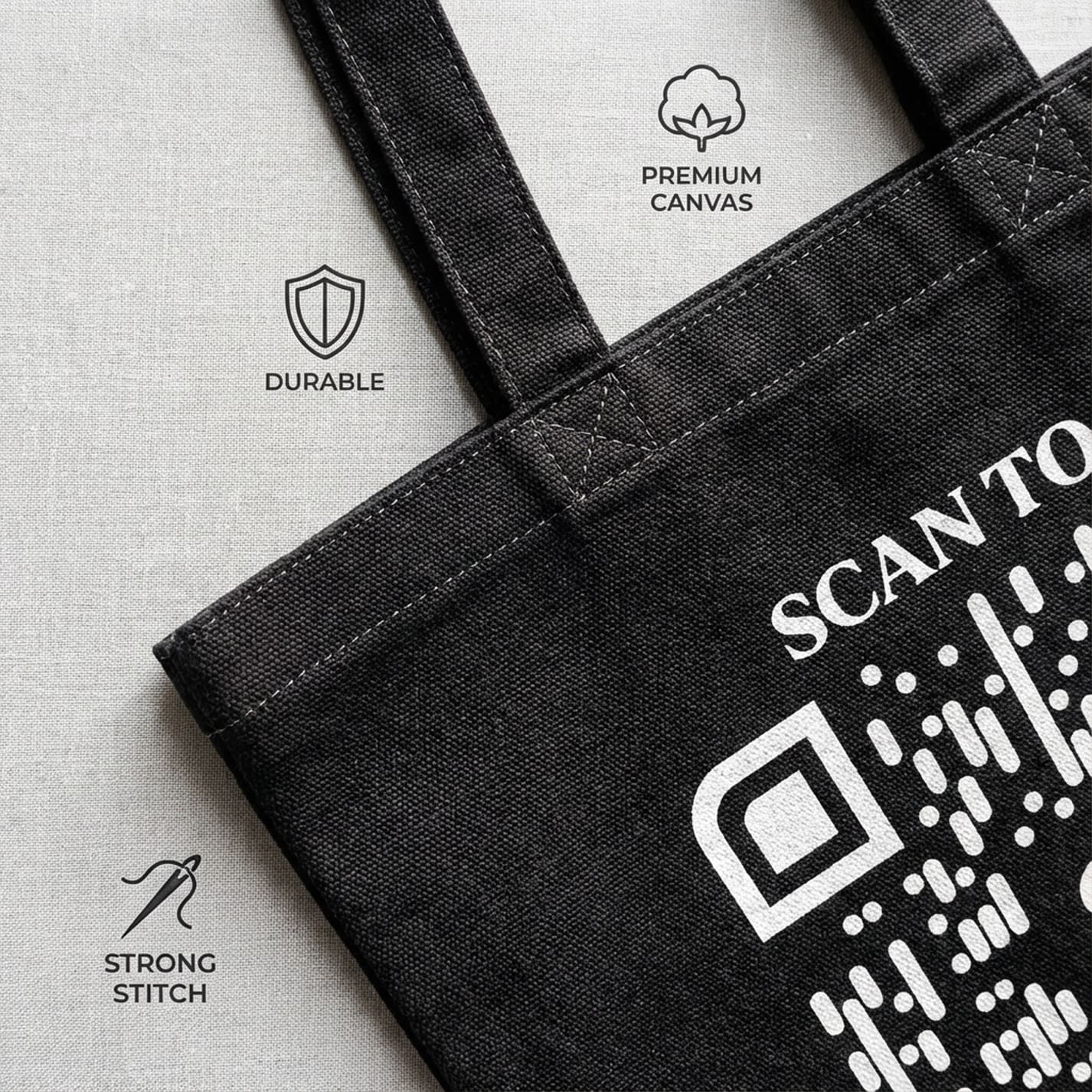 Business & Networking – Tote Bag – Scan to See My Work - QR NATION