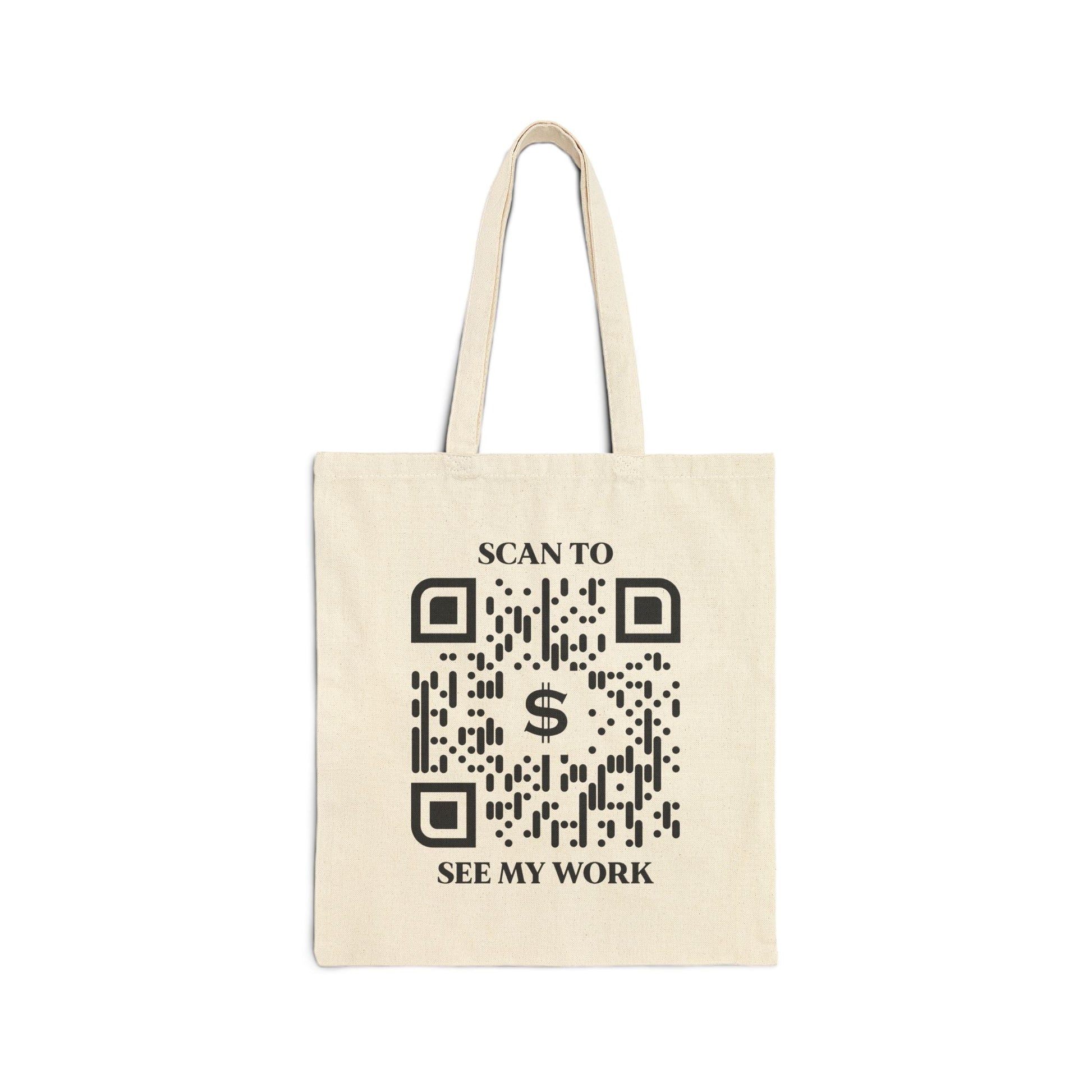 Business & Networking – Tote Bag – Scan to See My Work - QR NATION