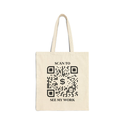 Business & Networking – Tote Bag – Scan to See My Work - QR NATION