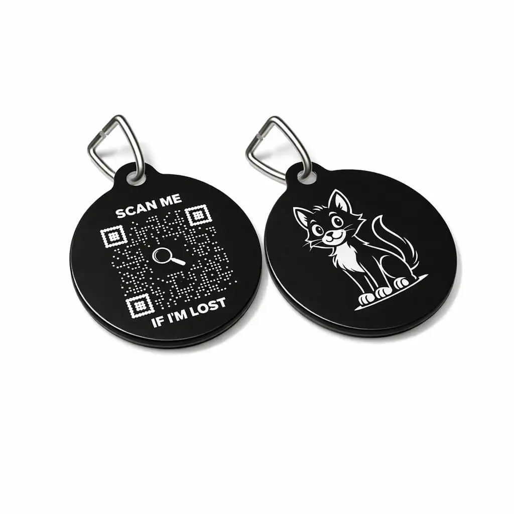 Cat Tag – Scan Me If I'm Lost - QR NATION