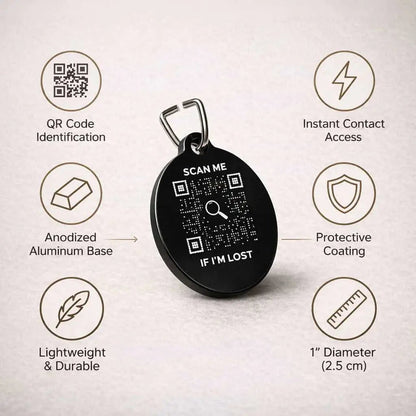 Cat Tag – Scan Me If I'm Lost - QR NATION