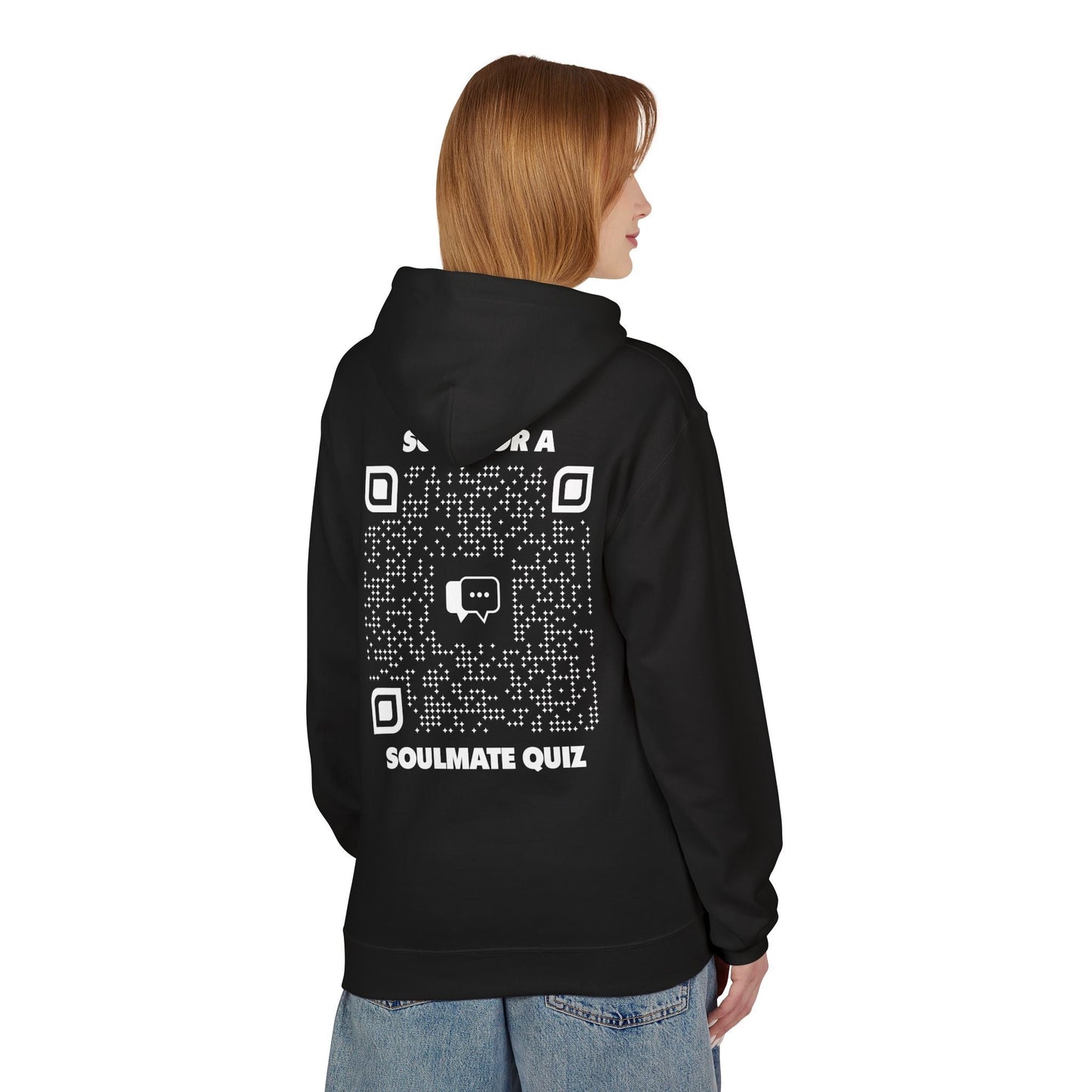Dating – Hoodie – Scan for a Soulmate Quiz - QR NATION