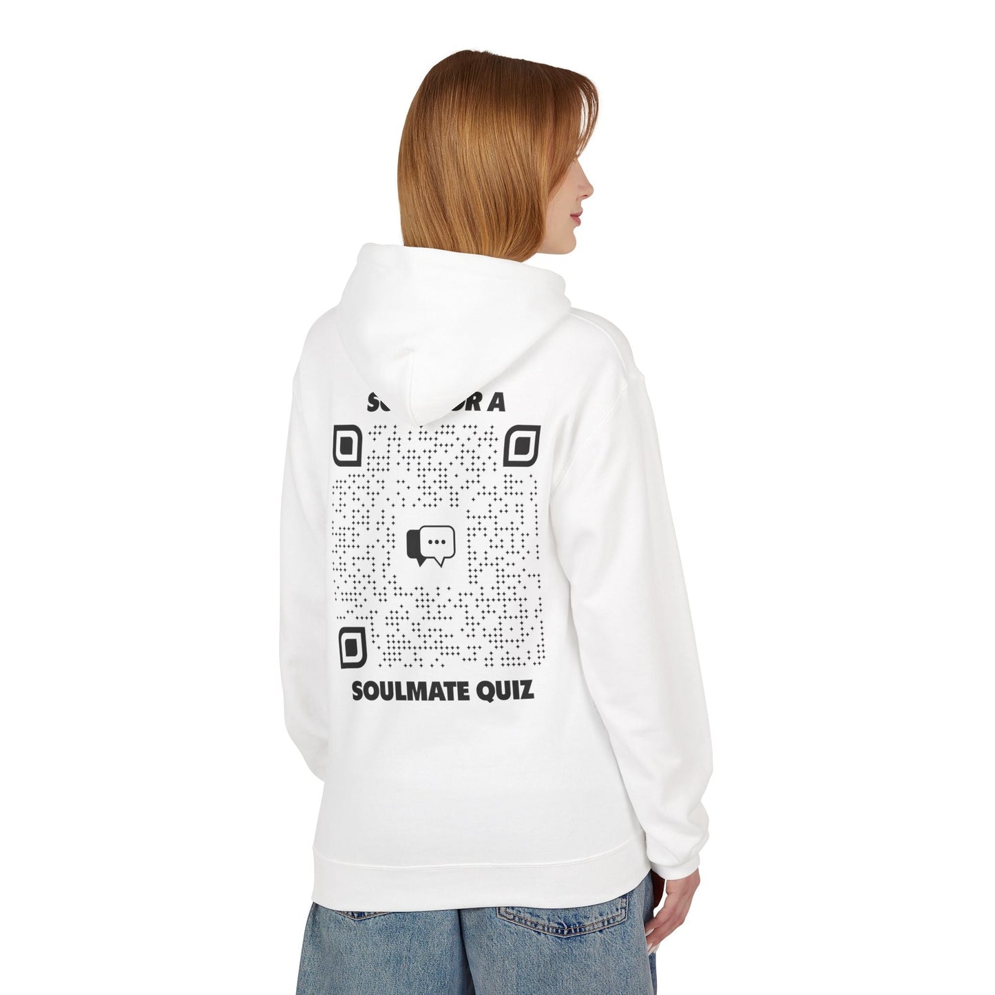 Dating – Hoodie – Scan for a Soulmate Quiz - QR NATION