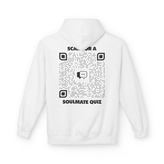 Dating – Hoodie – Scan for a Soulmate Quiz - QR NATION