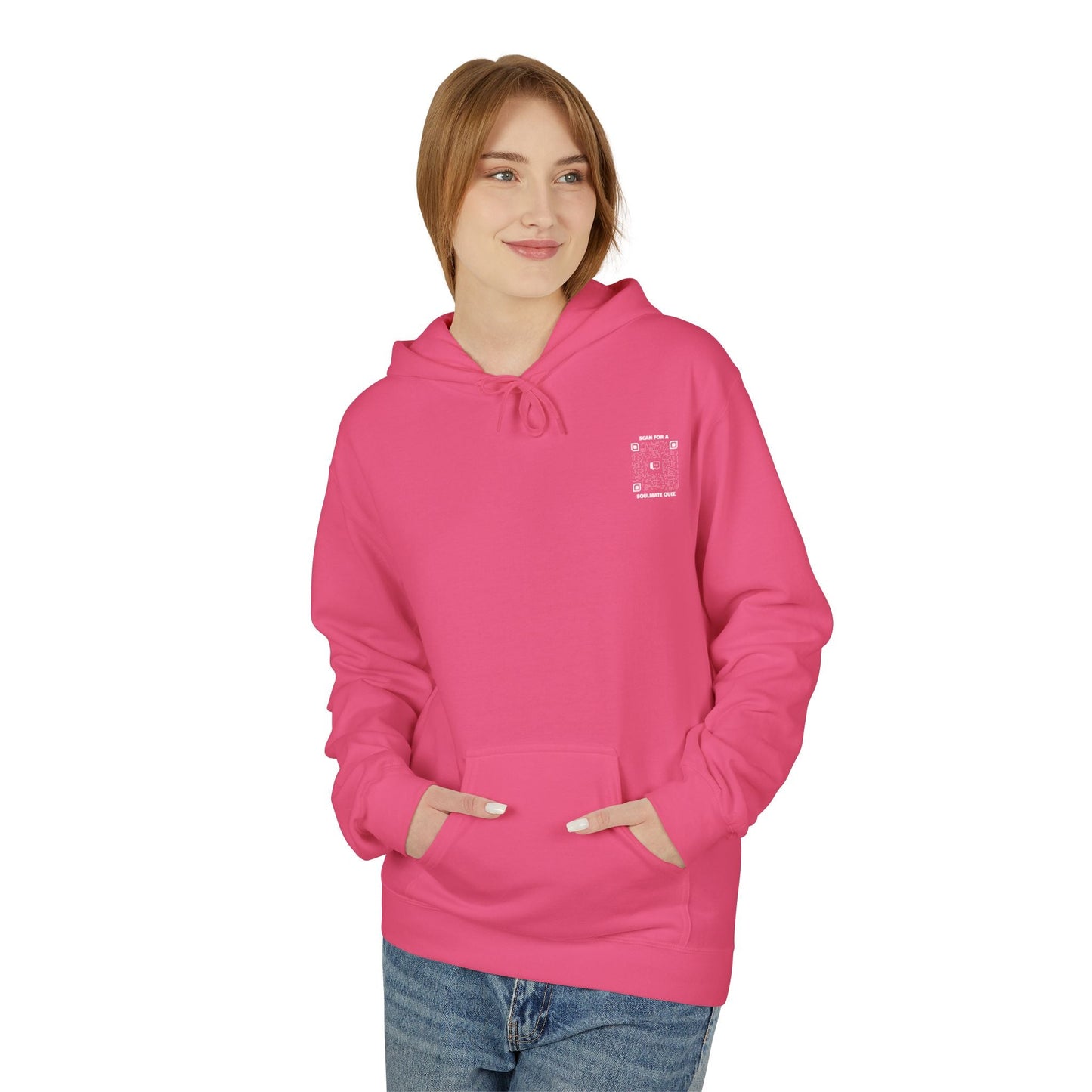 Dating – Hoodie – Scan for a Soulmate Quiz - QR NATION