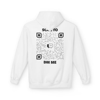 Dating – Hoodie – Scan to DM Me - QR NATION