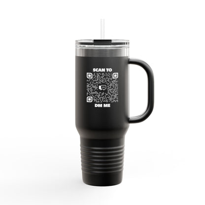 Dating – Insulated Travel Mug – Scan to DM Me - QR NATION