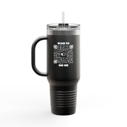 Dating – Insulated Travel Mug – Scan to DM Me - QR NATION