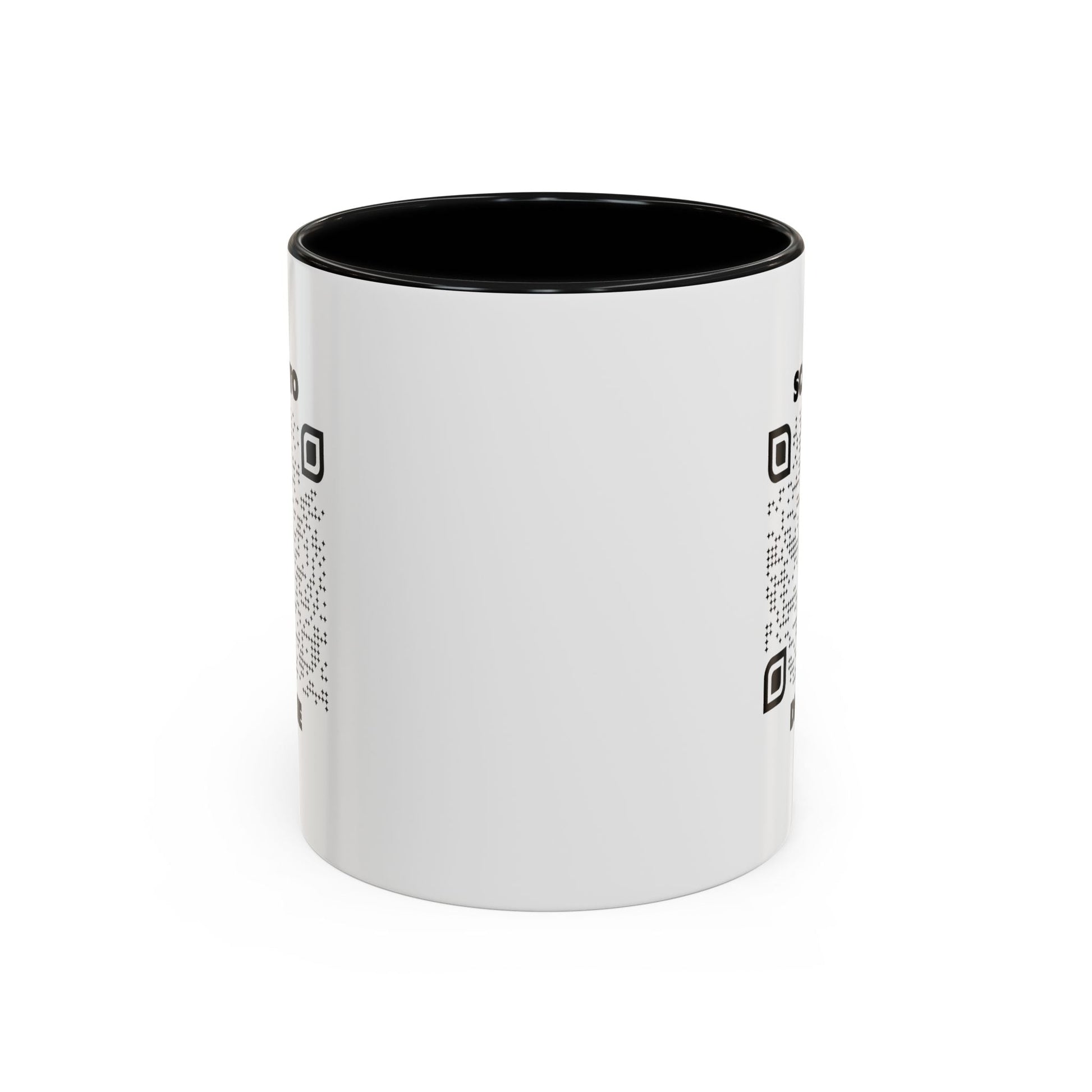 Dating – Mug – Black – Scan to DM Me - QR NATION