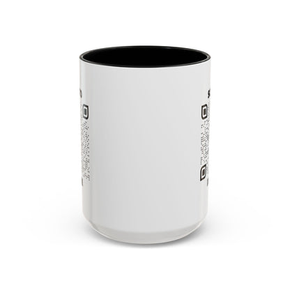 Dating – Mug – Black – Scan to DM Me - QR NATION