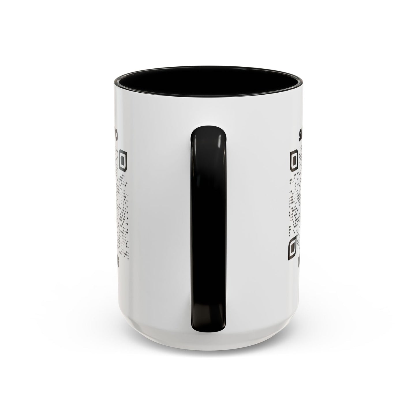 Dating – Mug – Black – Scan to DM Me - QR NATION
