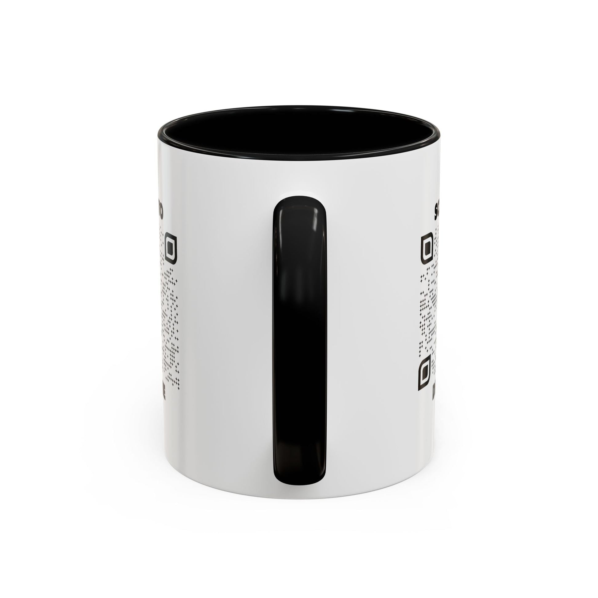 Dating – Mug – Black – Scan to DM Me - QR NATION