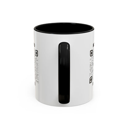 Dating – Mug – Black – Scan to DM Me - QR NATION