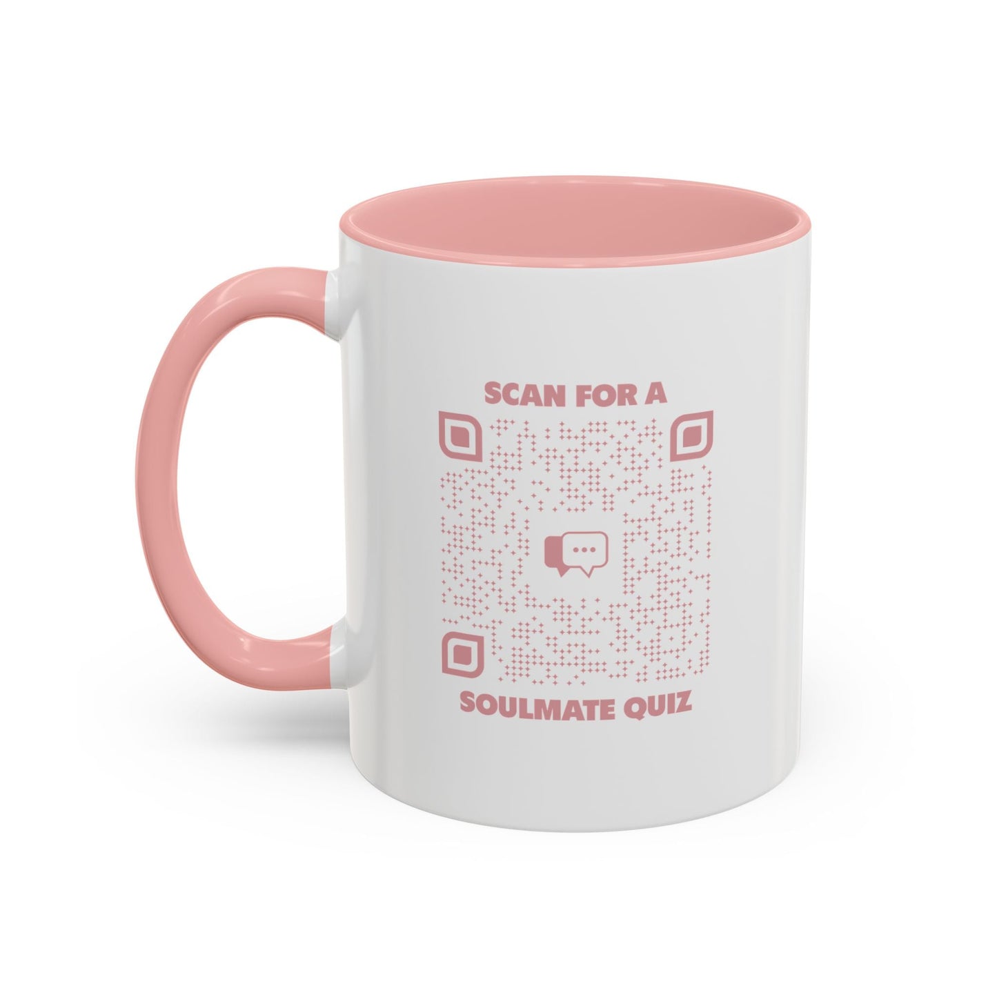 Dating – Mug – Pink – Scan for a Soulmate Quiz - QR NATION