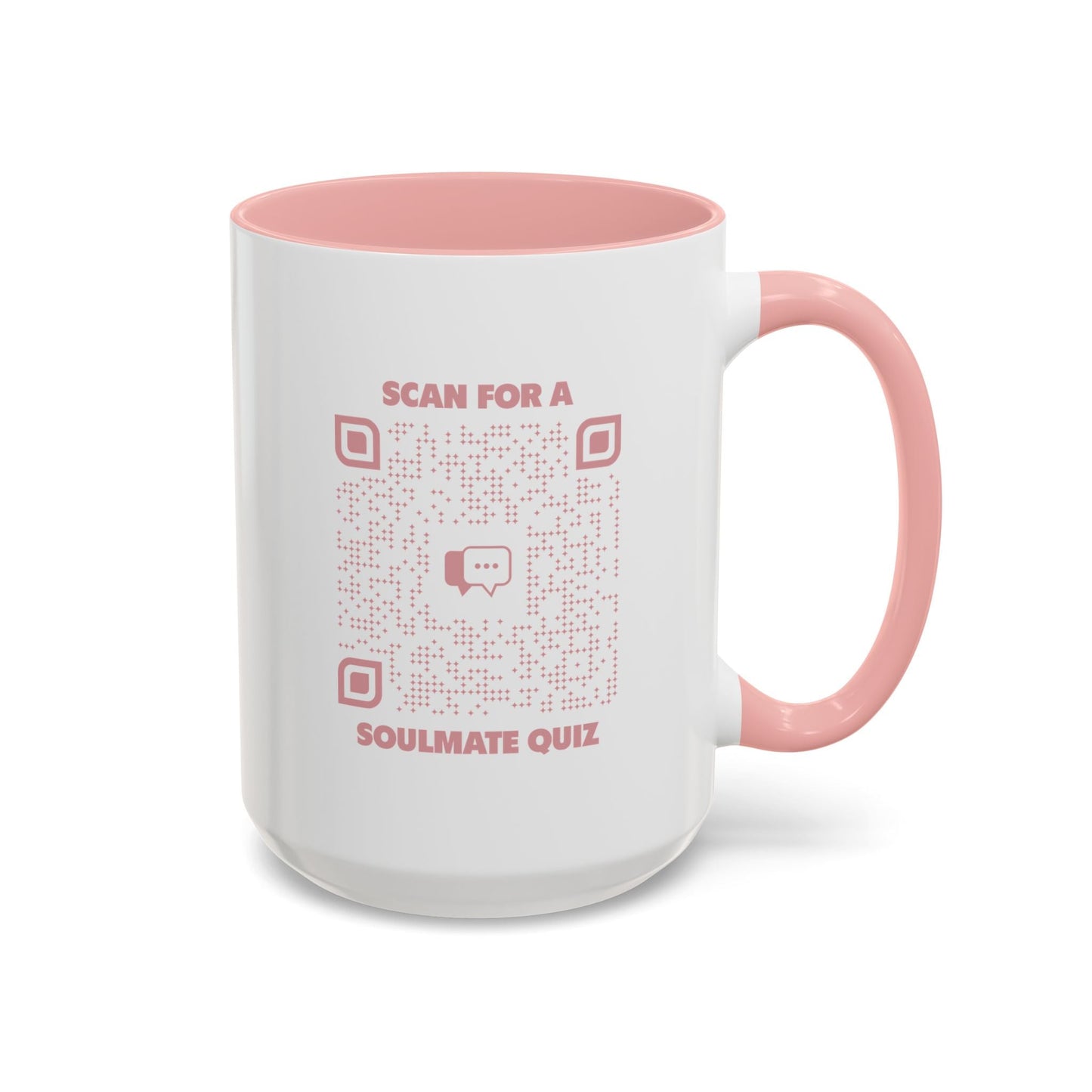 Dating – Mug – Pink – Scan for a Soulmate Quiz - QR NATION