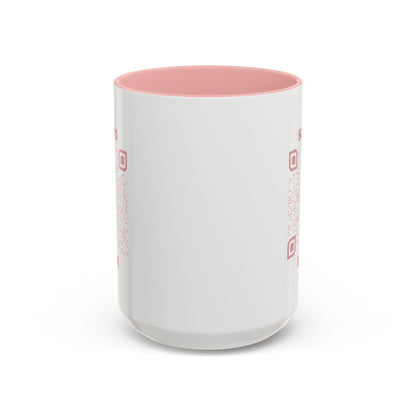 Dating – Mug – Pink – Scan to DM Me - QR NATION
