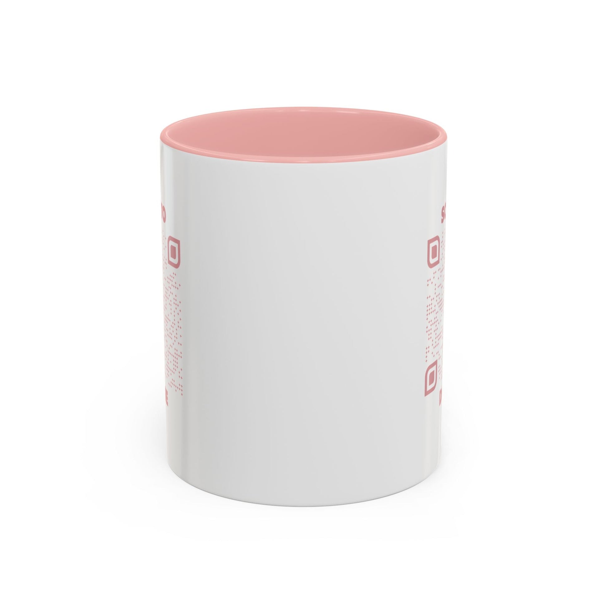 Dating – Mug – Pink – Scan to DM Me - QR NATION