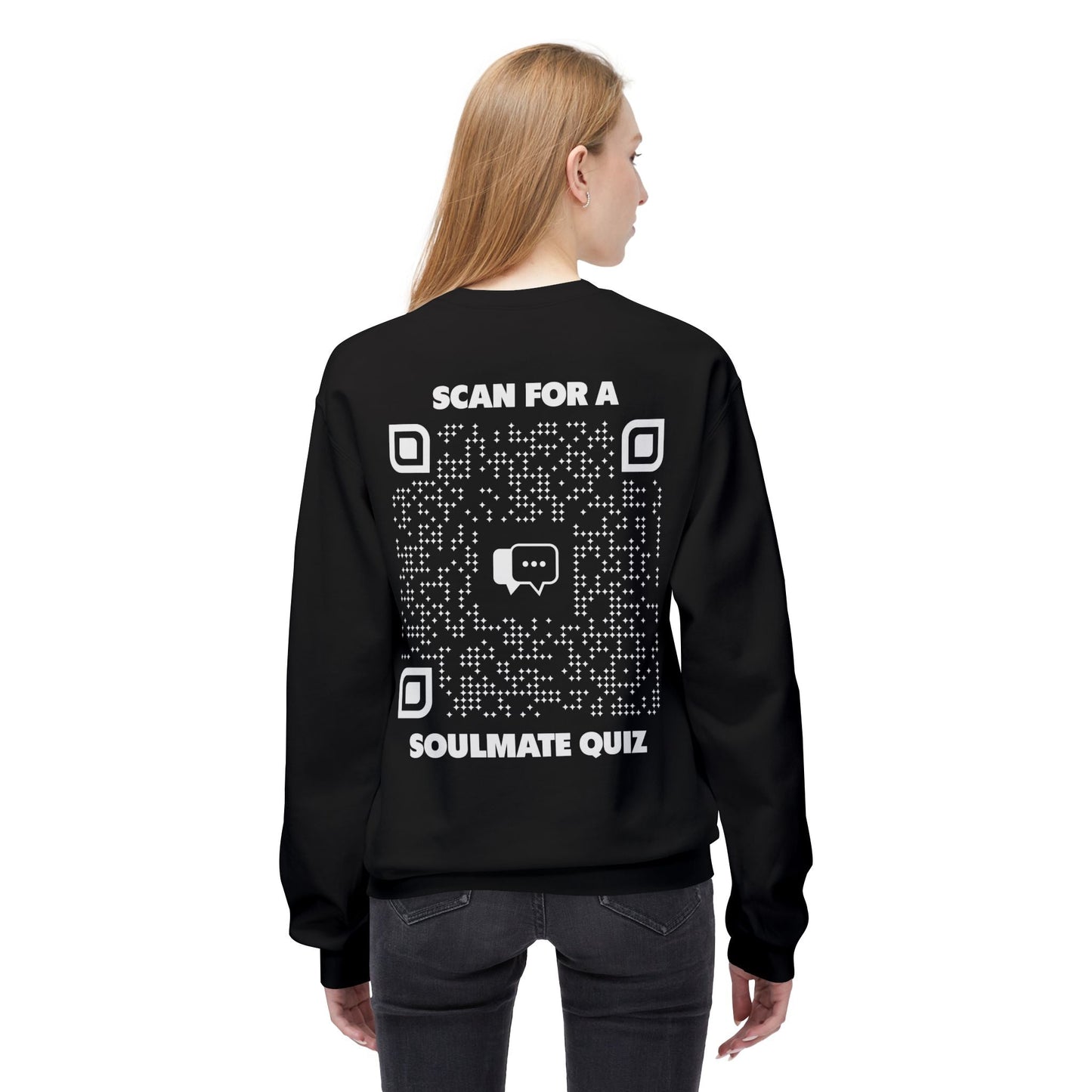 Dating – Sweatshirt – Scan for a Soulmate Quiz - QR NATION